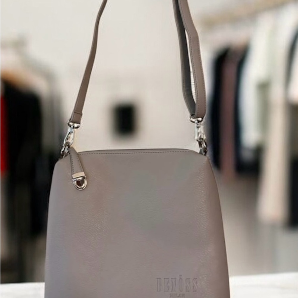Benoss Milan Crossbody Shoulder Bag for Women gray